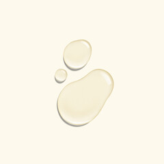 Serum Oild Sample On White Background