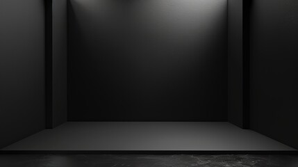 Elegant Black Backdrop for Professional Photography with a Luxurious Finish