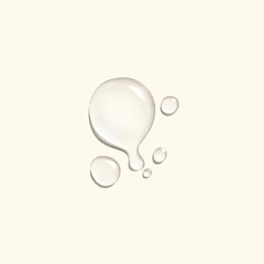 Serum Oild Sample On White Background