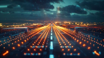 Sequence implementation simulation for airport traffic management, Aviation, Traffic Simulation