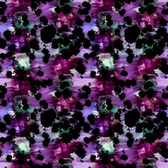 Abstract seamless paint spots oil pattern for wrapping paper and fabrics