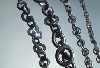 Fototapeta premium chains illustration