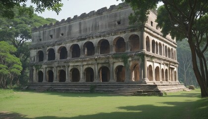 Fototapeta premium ancient ruins in nature, wall paper