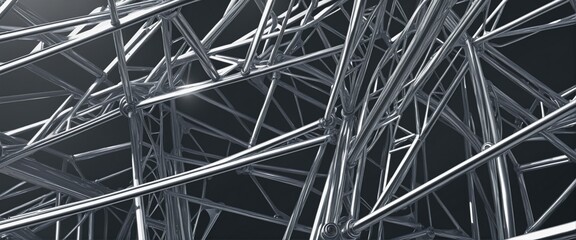 Abstract metal structure background