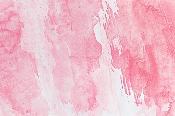 Delicately pink paint on white wall, creating abstract background. Perfect for art, fashion, wedding, or valentine's day. Modern and elegant style