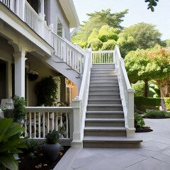 staircase in the garden