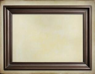 Fototapeta premium Abstract Vintage Border Frame Illustration with Aged Antique Design