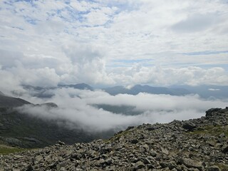 hiking and wild camping in the Lake District Blencathra and Eskdale
