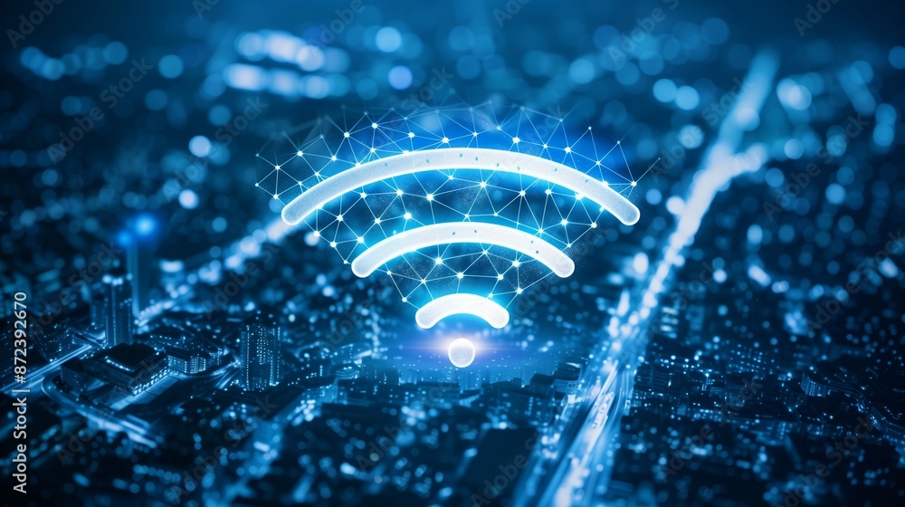 Poster wireless network and connection