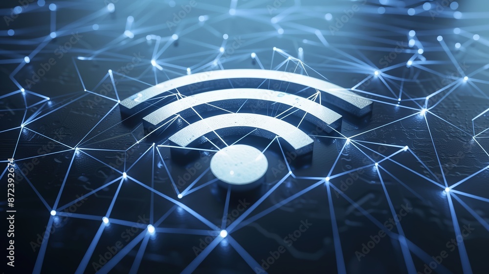 Poster wireless network and connection