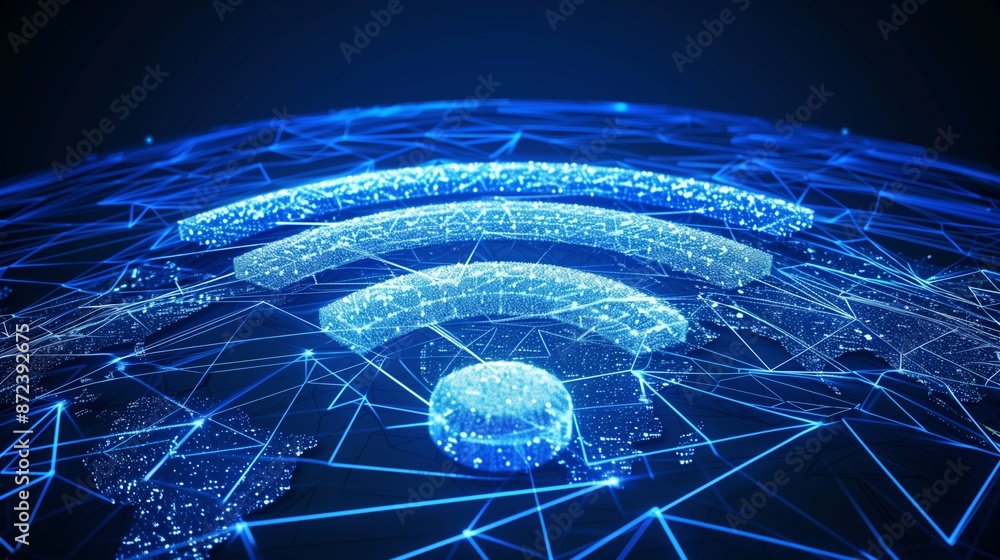 Poster wireless network and connection