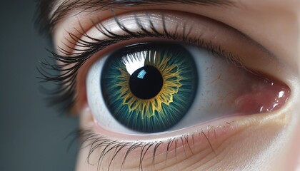 eye with beautiful iris