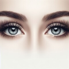 Fototapeta premium Animal and women's eyes