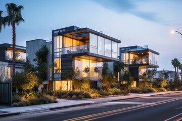 Obraz premium Aluminum Horizons South Van Nuys Apartments with Seaside Vistas.jpeg