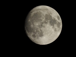 Vista de la luna llena