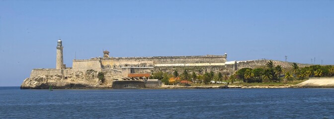 The Castillo de los Tres Reyes Magos del Morro, also known as Castillo del Morro, is a fortress located at the entrance to the port of Havana in Cuba