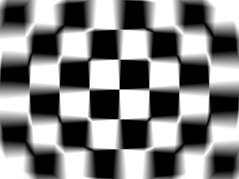 Conjunto de Damero Blanco y Negro: Dise&ntilde;os Rectos y Deformados para Recursos Gr&aacute;ficos