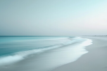 Obraz premium Photo of an empty calm beach