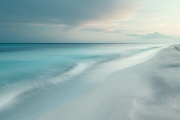 Photo of an empty calm beach