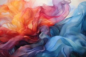 Ethereal Cloudscapes: Intense Close-Ups in Vibrant Color