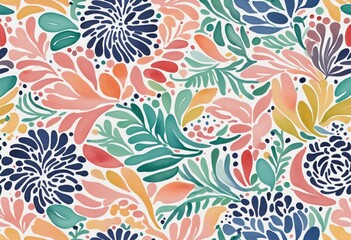 Pastel Watercolor Pattern