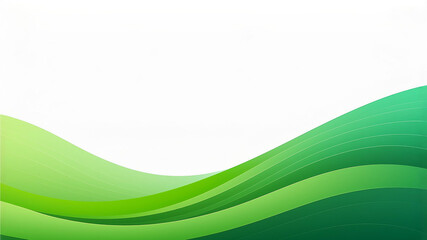 abstract green wave background