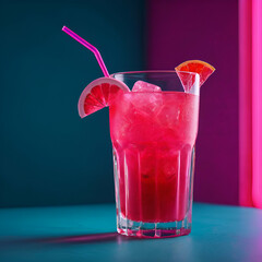Colorful cocktail