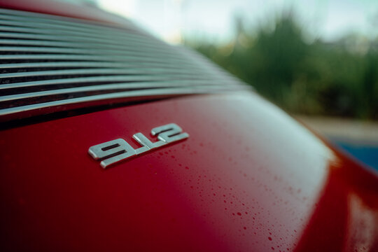 Montevideo, Uruguay - July 3, 2024: Classic Porsche 912