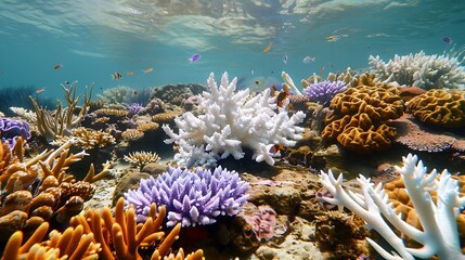 Struggling Coral Reefs: Bleaching Phenomenon Washes Away Vibrant Colors