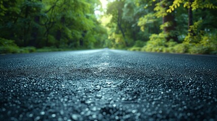 Smooth asphalt road texture with subtle surface variations, perfect for modern urban street scene illustrations requiring a realistic and clean background. , Minimalism,