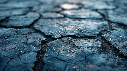 Distressed asphalt texture with visible wear, tire marks, and small potholes, capturing the gritty essence of city streets for use in urban-themed illustrations. , Minimalism,