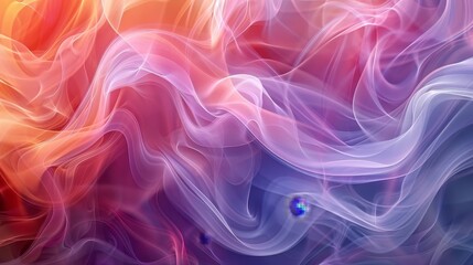 Obraz premium Luminous Veils The Beauty of Gradient Smoke Art