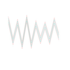 An abstract retro zig zag stripe pattern design element.