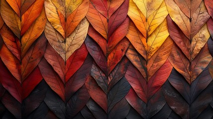 Warm-toned chevron pattern with a cozy, autumnal feel for seasonal designs. , Minimalism,