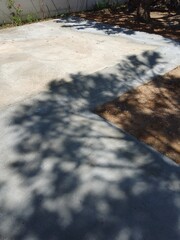 Newly Constructed Concrete Driveway Path