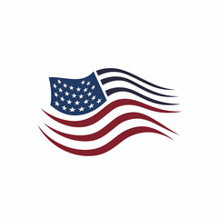 american flag illustration
