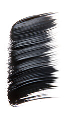 Black Brush Stroke Isolated On White Background