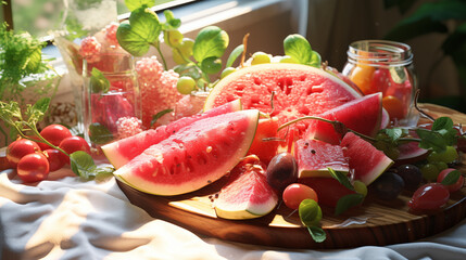 Delicious food to eat in the hot summer.