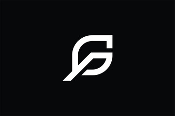 letter G leaf icon with check logomark, letter G swoosh icon home construction and modern real estate logo, letter G leaf icon 