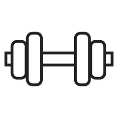 barbell icon. Weight Lifting flat icon. For the sports area or gym icon. vector eps 10.