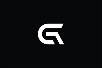 letter GP CP abstract minimal Universal elegant vector emblem Premium business logotype, letter CD DP creative minimal monochrome monogram symbol