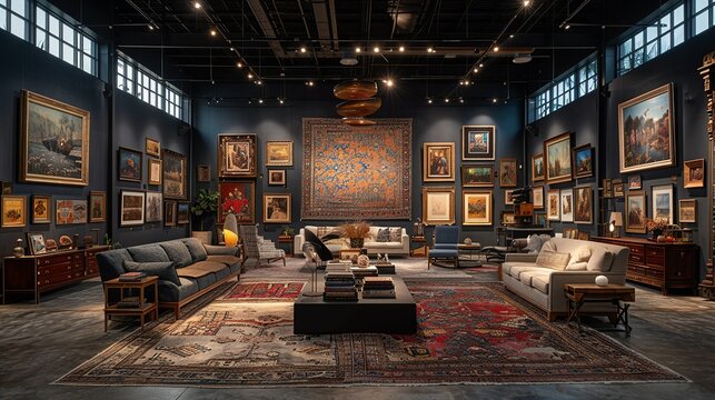 Bid on artistry with podiums for auctions, featuring artist bios, auction paddle designs, and sophisticated auction settings to showcase art and support artists. , Minimalism,