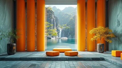 Motivate audiences with podiums for speeches, featuring inspirational quotes, audience engagement tools, and motivational settings for impactful presentations. , Minimalism,