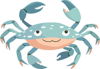 Cute Cartoon Crab