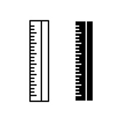 Measurement vector linear and filed illustration on white background..eps