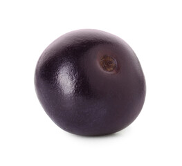 Fresh ripe acai berry isolated on white