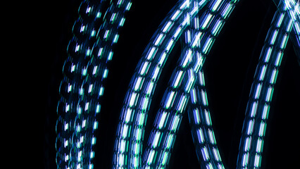 Digital Wallpaper Gaming Streaming Background Futuristic Abstract Neon Overlay Effect
