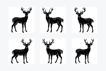 Deer Silhouette vector illustration