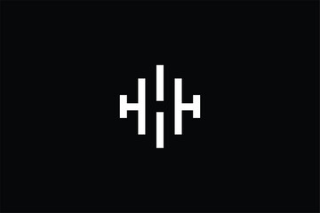 letter H finance business card logo template with candlestick market chart icon, letter H crypto candlestick illustration logo, candlestick trading chart analyzing in forex, 