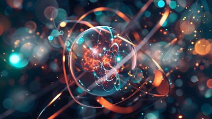 Browse through the most popular images of quantum mechanics., clean background, Photo stock style, clean background, no copyrighted logo, no letters